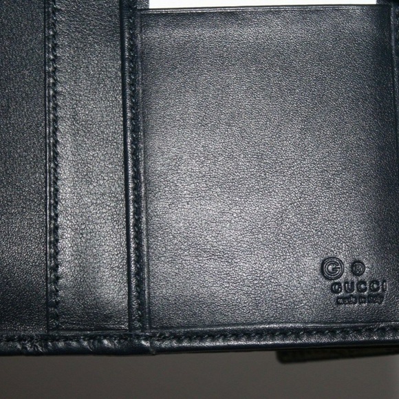 Gucci GG MICROGUCCISSIMA Wallet in Blue - Picture 6 of 8